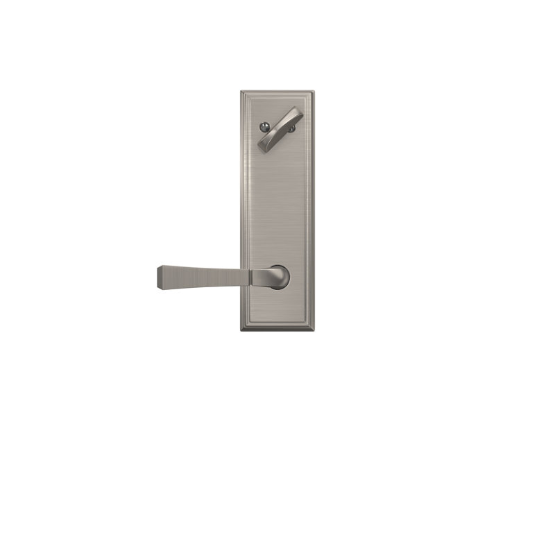 Rivington Exterior Lever Set (Interior Portion Sold Separately), Satin Nickel