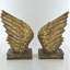 Gold Angel Wings Shelf Tidy Bookends