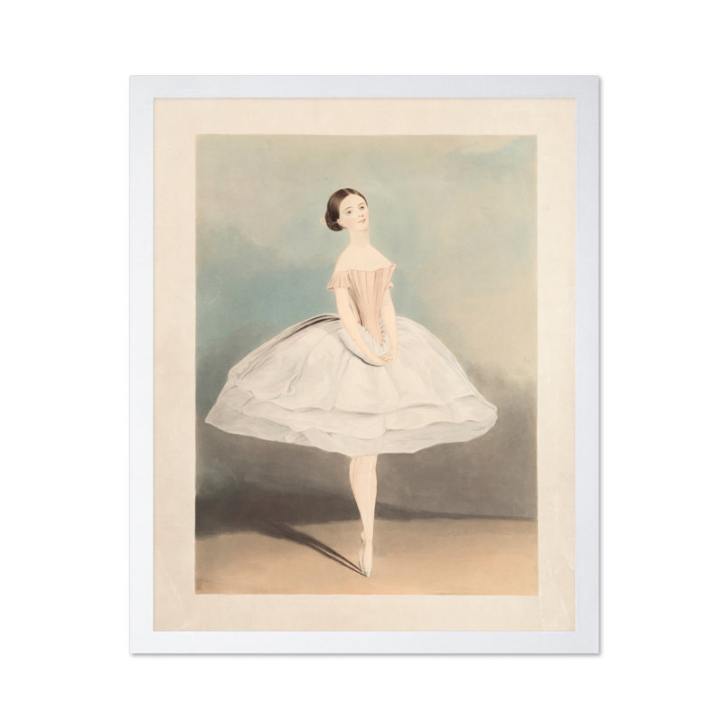 G.A. Turner - Miss Clara Webster, Poster, White Framed, 08"H x 10"W