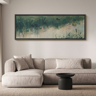 Lake  River Landscape " Tranquil Marshlands Serene Nature Modern Art Relax Calm Warm Extra Large Pictures " Print