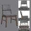Chaise d'appoint de salle à manger Seda-818370643