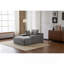 Lit de jour moderne rembourré avec 3 coussins décoratifs et accoudoirs larges pour le salon, aucun assemblage requis-1234374983