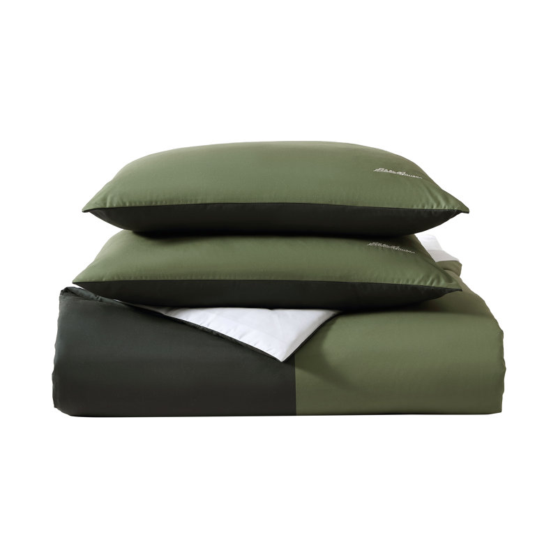 Full Navy Microfiber Reversible Bedding Set