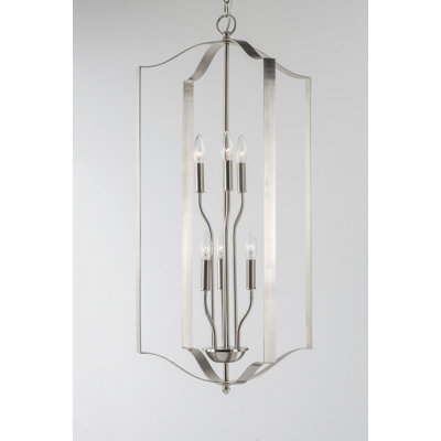 Lustre géométrique à 6 lumières Albano