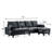 Kurumi Upholstered U-Shaped Sectional with Ottoman Symmetrical-406233225