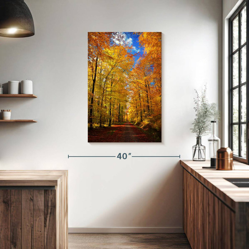 Alvord Fall Forest Lane, 39" H x 26" W