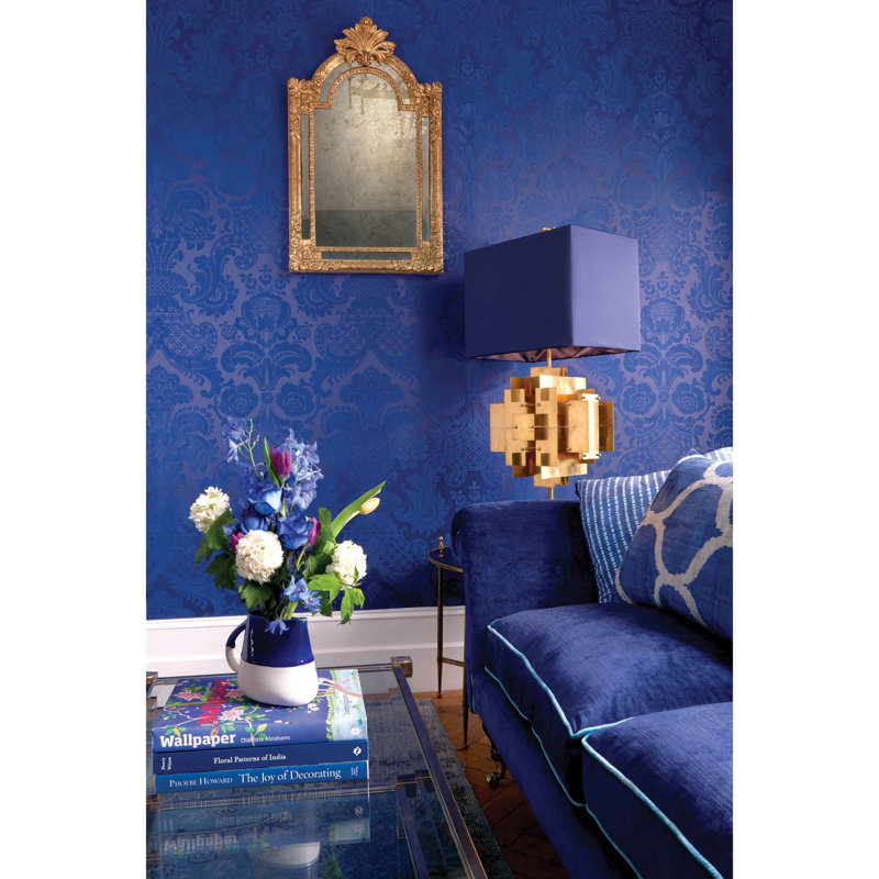 Mariinsky Damask Wallpaper Roll, Khaki