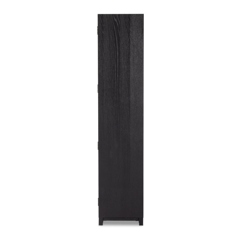 Millie China Cabinet, Drifted Matte Black