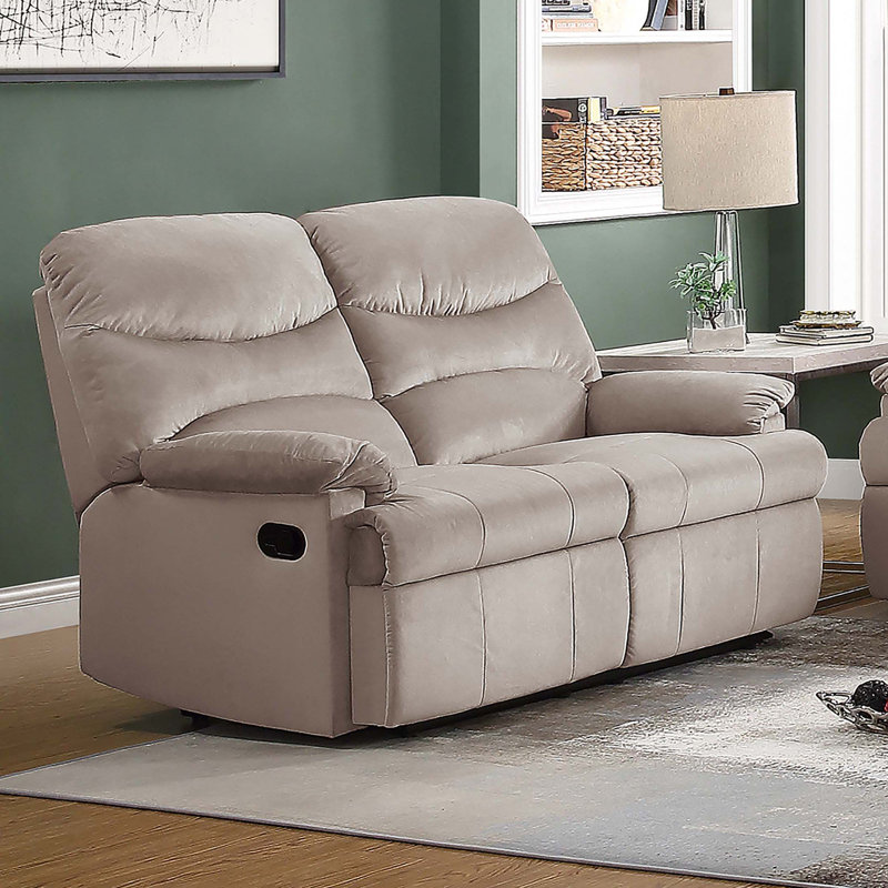 Causeuse inclinable manuelle, Brun