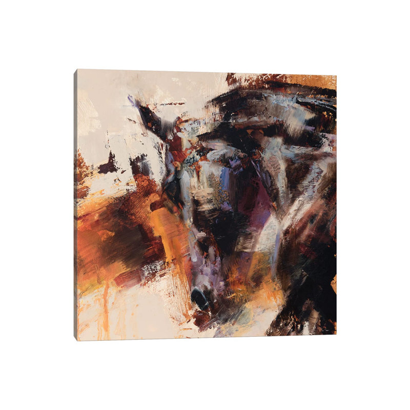 Polished Curve by Julie T. Chapman - Wrapped Canvas Painting, 66.04 cm H x 66.04 cm W