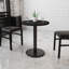 Plateau de table rond en stratifié de 24 po avec base de bar ronde de 18 po Jamey-1867976237-1870724602-1867976234