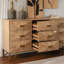 Commode à tiroirs, commodes et commodes modernes, meuble télé, commode en bois clair pour chambre à coucher, salon, couloir