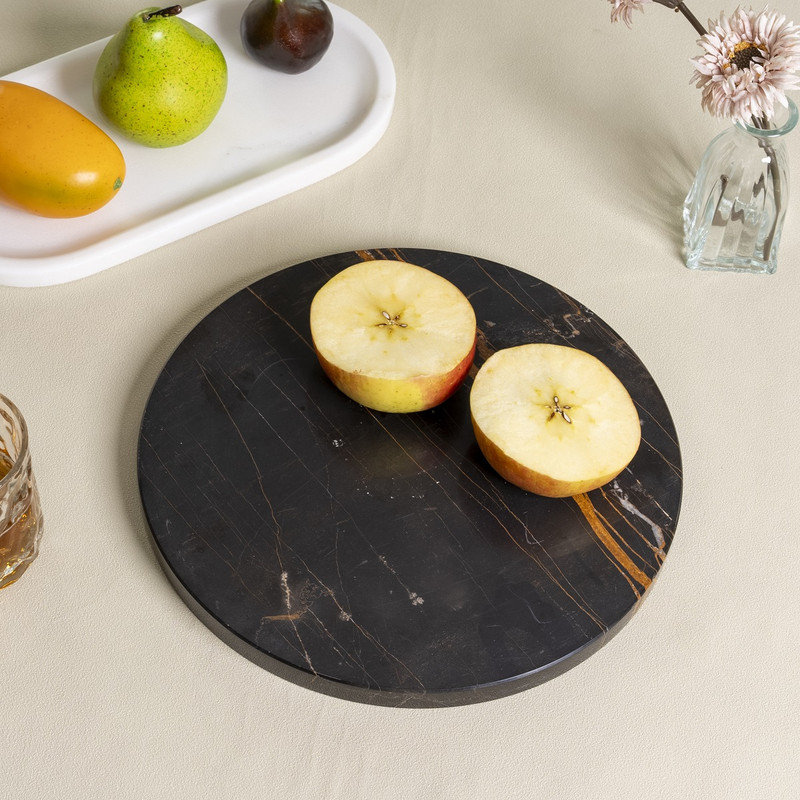 Koville Planche à Découper En Marbre De Granit De Luxe Pour Cuisine Koville, Rectangulaire, 20 X