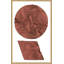 Textured Geometry 4 Framed Painting