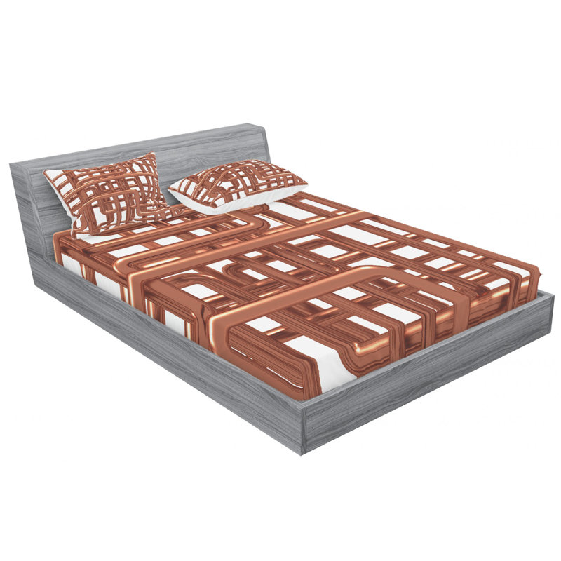 Microfiber Sheet Set, Full Sheet Set with Fitted Sheet