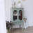 Retro Green Manufactured Wood Accent Cabinet-452331760