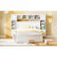 Modern Storage Solid Wood Queen Size Bed, Slate Gray With Built-In Cabinets, Shelves and Twin XL Trundle-129232415