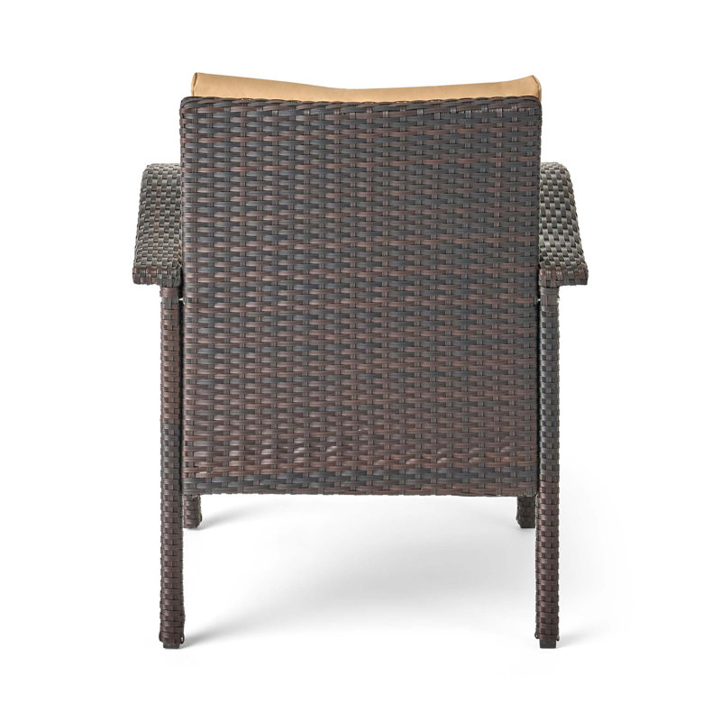 Honolulu 4pc PE Wicker Set (Kd), Brown