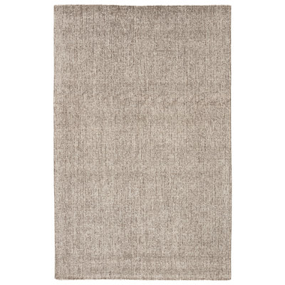Tapis gris / beige en laine touffeté à la main Pepin