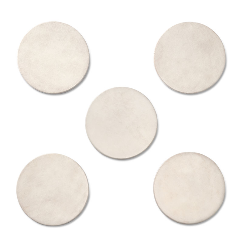 Livio Parchment Coaster Set, S/6