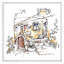 «Vintage Europe Old View Vintage», peinture sur toile encadrée
