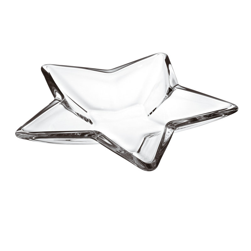 Pièce maîtresse en verre en forme de étoile Stella