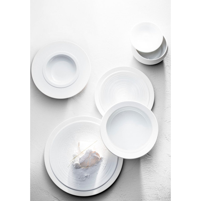 Assiette à hors-d'œuvre 7,75 po Bahia, Blanc