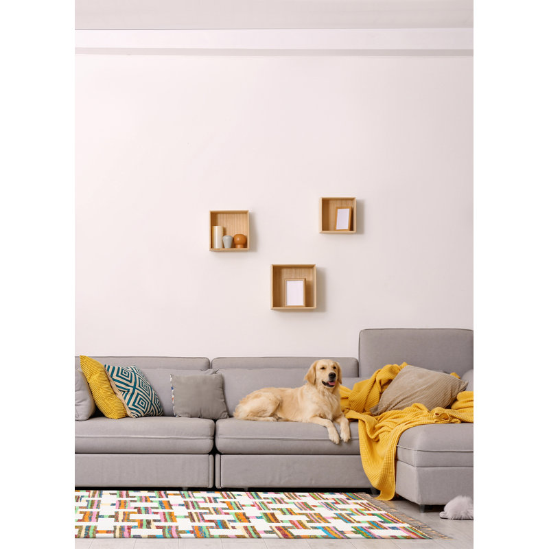 Wool Geometric Indoor Rug