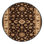 Machine Washable Overdyed Black Area Rug