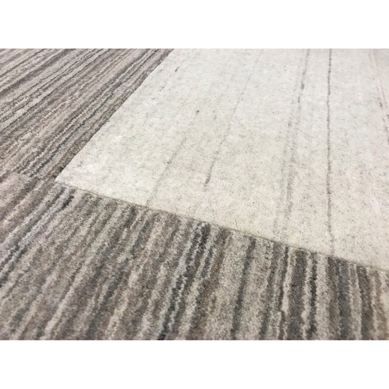 Wool Striped Area Rug