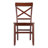 Xenia 2-pc Set X-back Chairs, Walnut