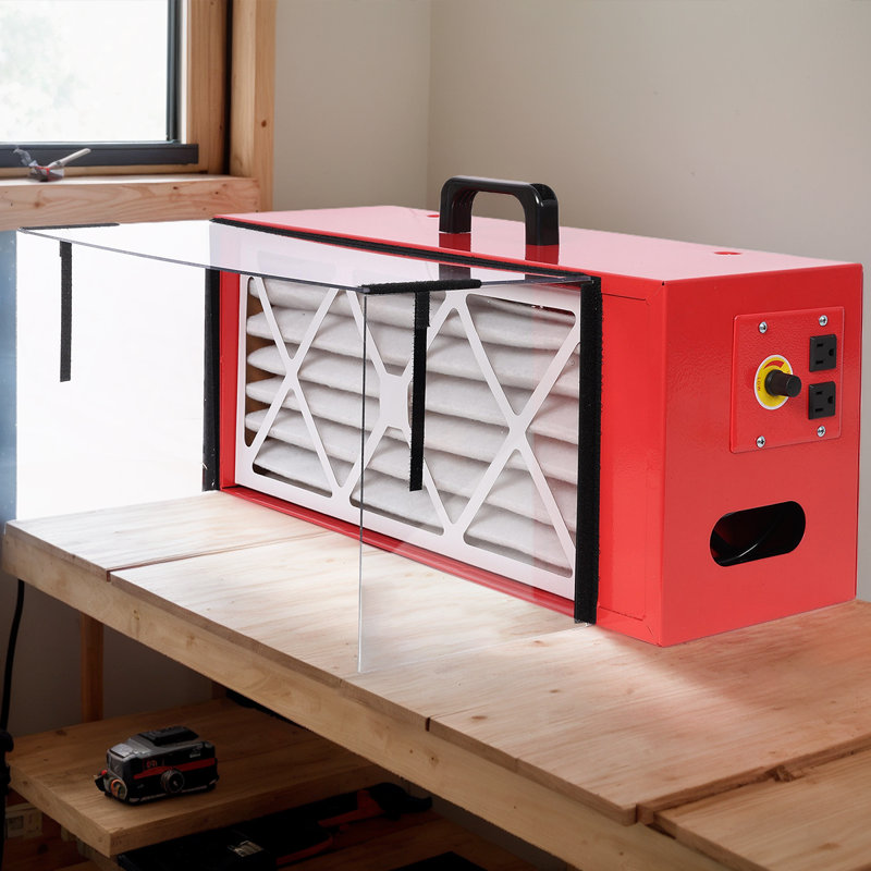 Versatile Benchtop Dust Collector - HEPA Filter, Adjustable Fan Speed, Ideal For Woodworking