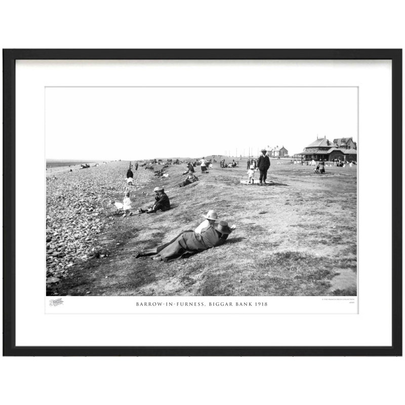 Barrow-in-Furness, Biggar Bank 1918 by Francis Frith - Single Picture Frame Print, 45cm H x 60cm W x 2.3cm D