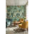Muted Green Wallpaper Classic Decorative Mural