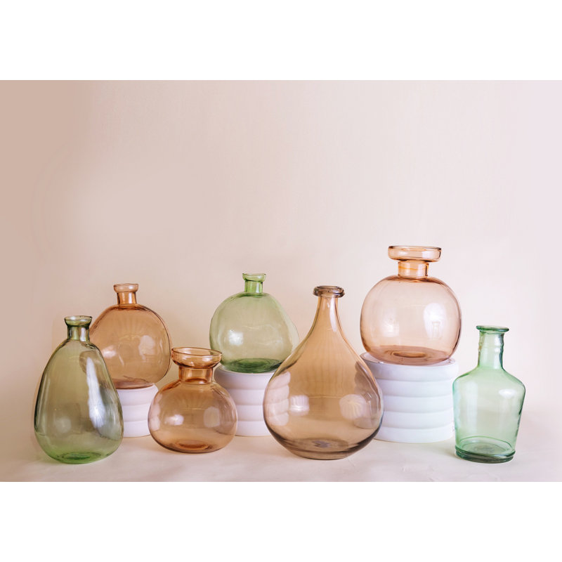 Pot en verre Lowan, Orange
