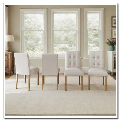 Dining Room Chairs with Back,Wooden Dining Chairs