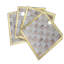 Mocha Check Glass Coasters-1063978853