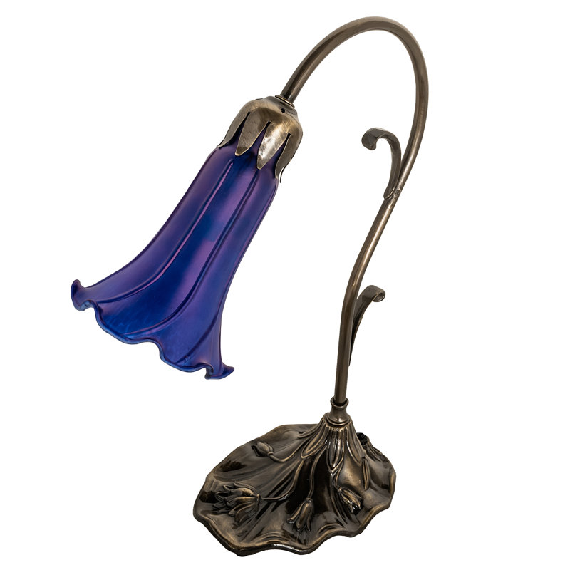 Frentz Arched Table Lamp, Blue