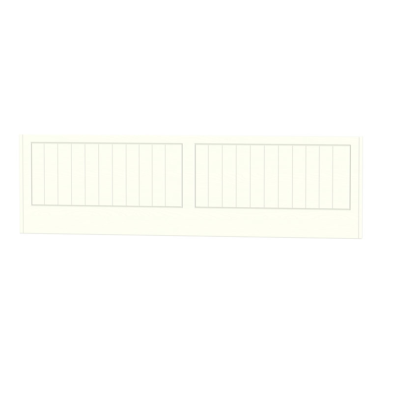 Fully Assembled Zenfield Headboard, Cream Ash, Super King (6')