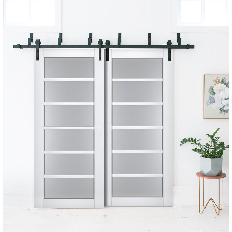 Portes de placard Veregio, 84 po x 80 po, Blanc