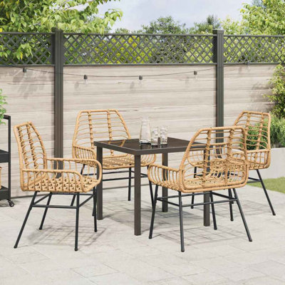 4 - Person Patio Dining Set with Square Table