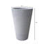 Pot à fleurs Steveda Modern High Tapered Round Fiberstone-428448496-428448511