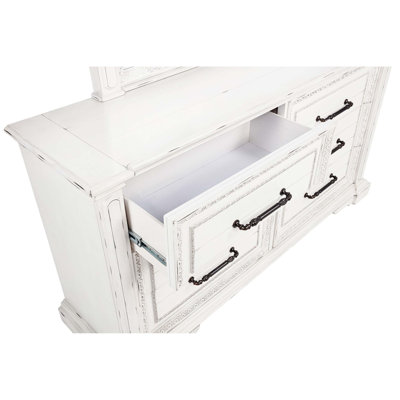 Commode 6 tiroirs d'inspiration antique avec organisation raffinée