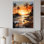 «Beachside Sunset I», reproduction sur toile