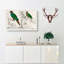 Parrots by Oliver Goldsmith - Wrapped Canvas Print-55366643