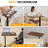 Overbed Table With Hidden Wheels, Mobile Standing Desk Hospital Bed Table Laptop Bedside Sofa Side Table, Multi-Purpose Rolling Overbed Table-951737212