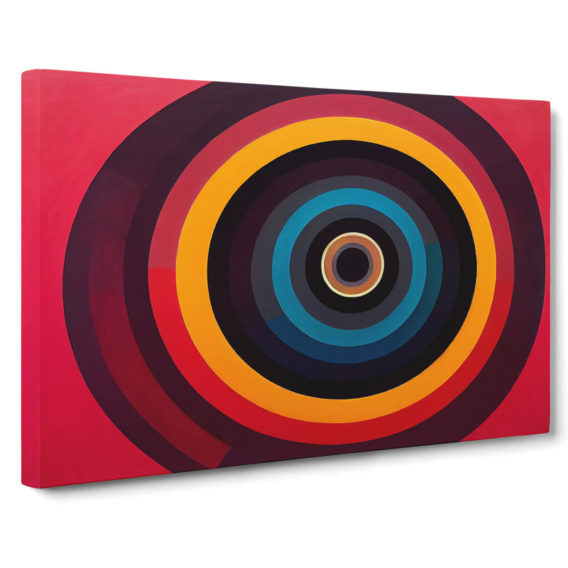 Majestic Modern Abstract - Wrapped Canvas Print