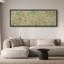 «Abstract Green Flying Birds Illustration Rustic Extra Large», reproduction d'art sur toile encadrée-107118536-111666041