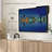 " Miami Night Skyline Wall Art "-810352532