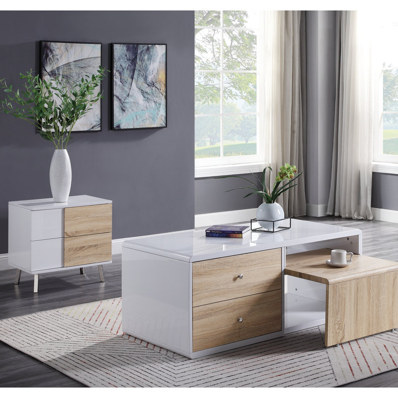 Ensemble de tables basses 2 pièces Halcomb